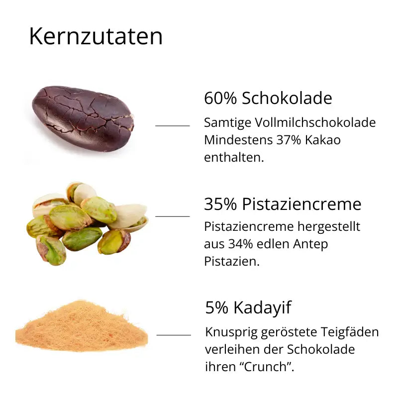 🍫 Chocolat de Dubaï (100g) – Pistache & Kadayif