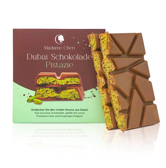 🍫 Chocolat de Dubaï (100g) – Pistache & Kadayif